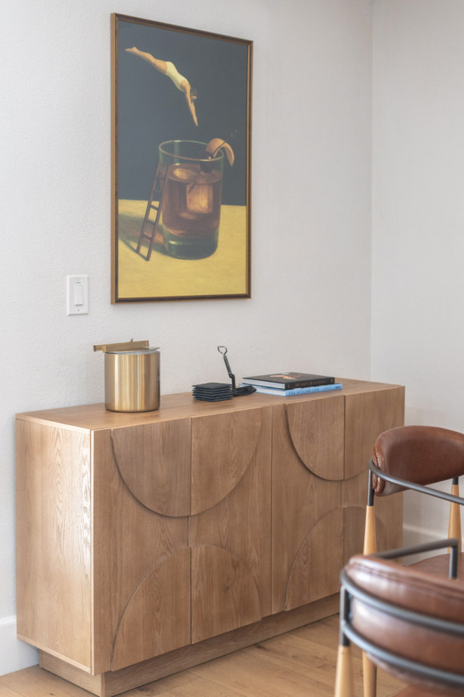 Inspiration for a transitional home design remodel in Phoenix