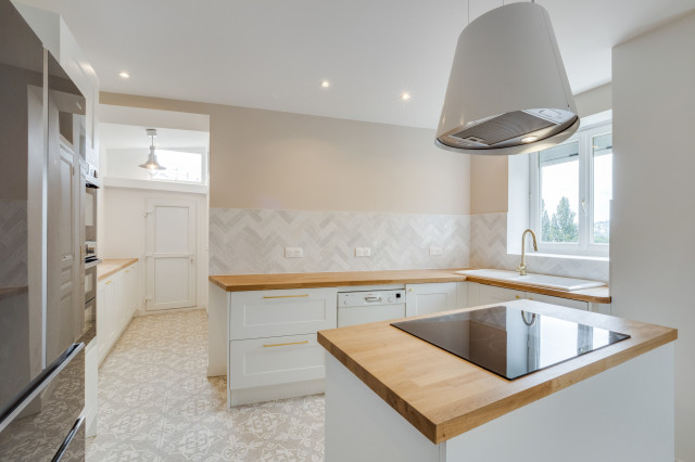 Renovation totale d'une maison de 120m&sup2; klassisk-koekken