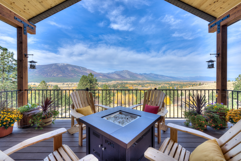 Deck - rustic deck idea