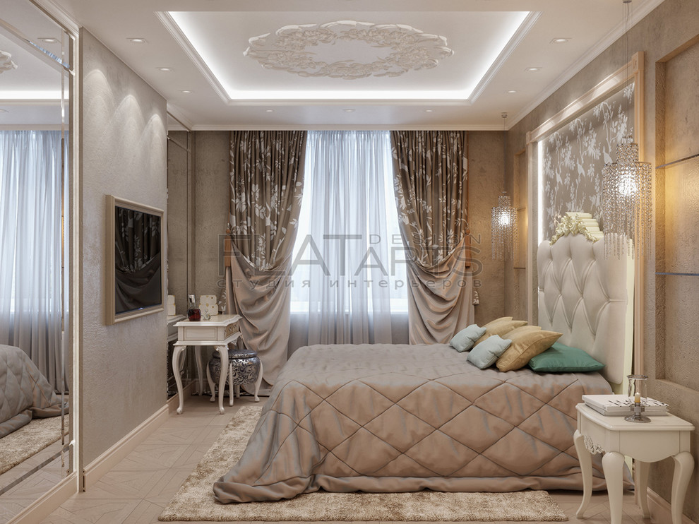 Дизайн 3-ной квартиры 90 кв.м. в стиле эклектика