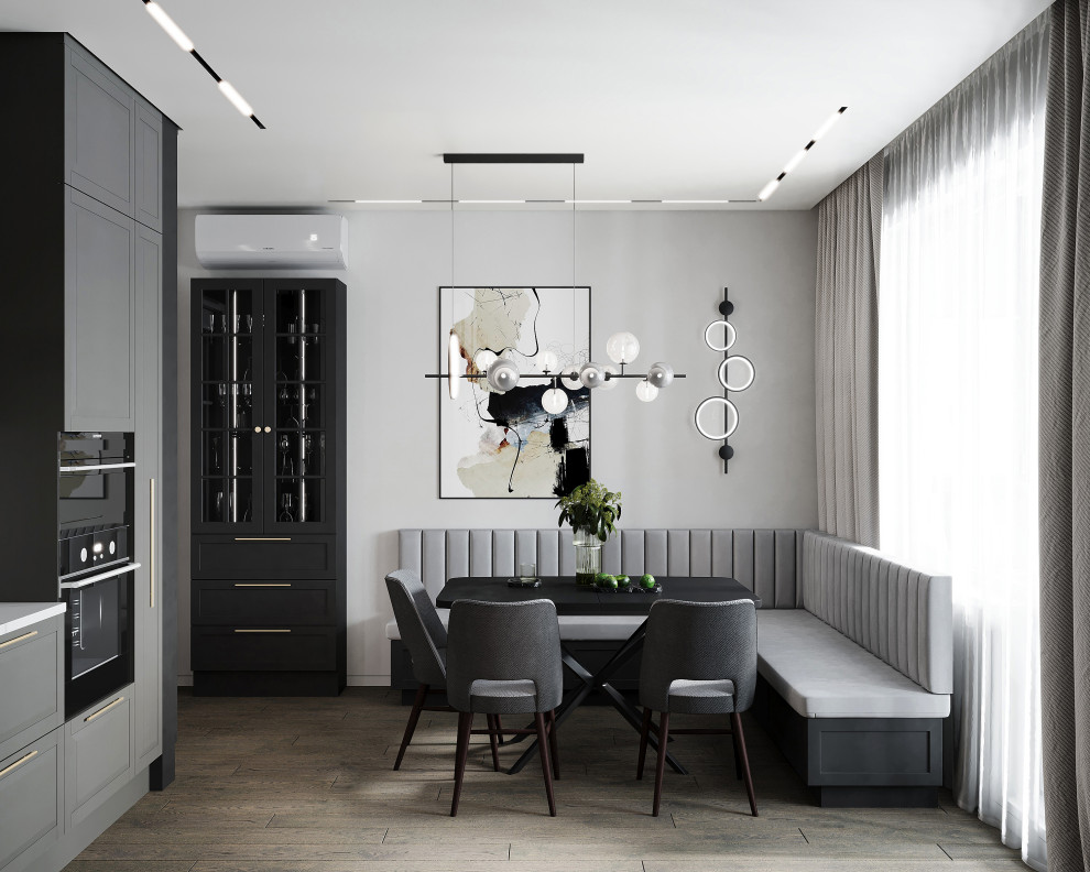 Дизайн интерьера квартиры с открытой террасой в жилом комплексе "Тармо"