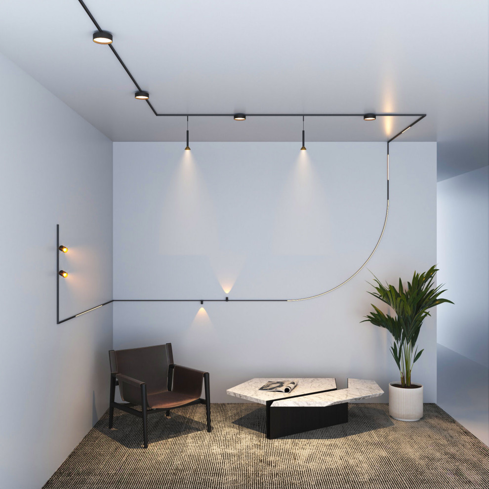 Mini Magnetic Трековый светильник 5W 3000K черный