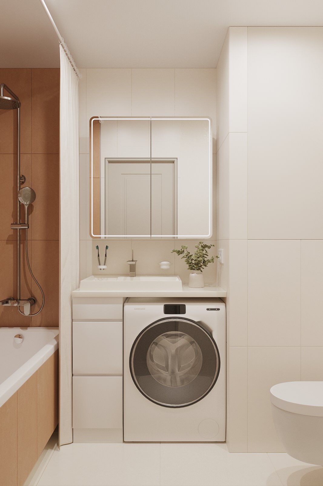 Проект трехкомнатной квартиры