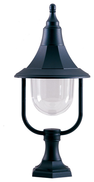 Outdoor Pedestal, Black Polycarbonate