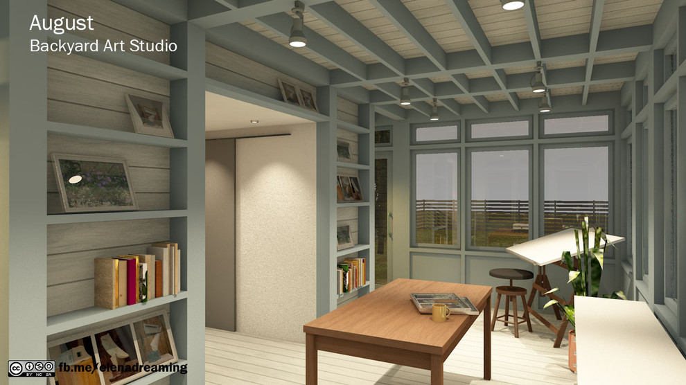 Backyard Art Studio AUGUST