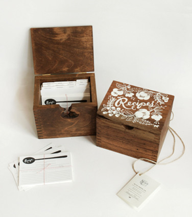 Heirloom Recipe Card Box
