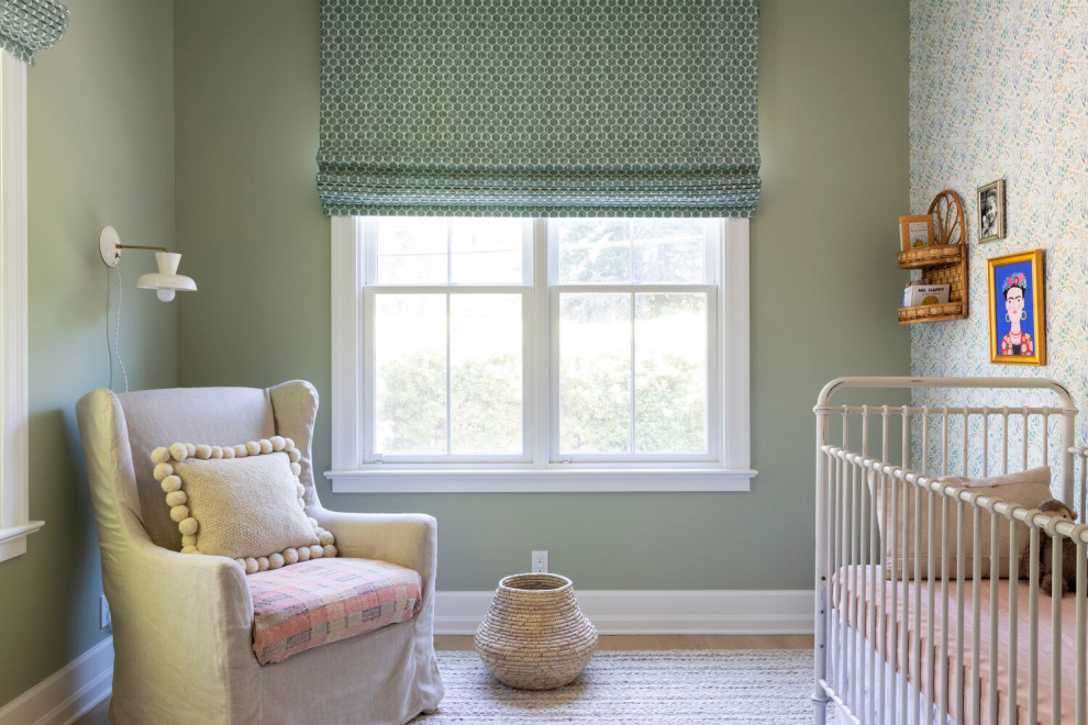 Inspiration for a transitional nursery remodel in San Francisco