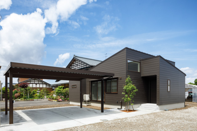 片流れの屋根 skandinavisch-haeuser