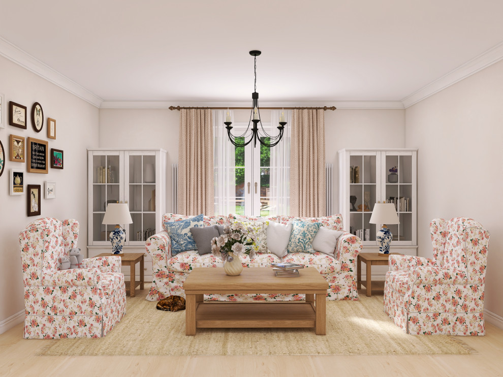 Проект кухни-гостиной в стиле "Прованс"