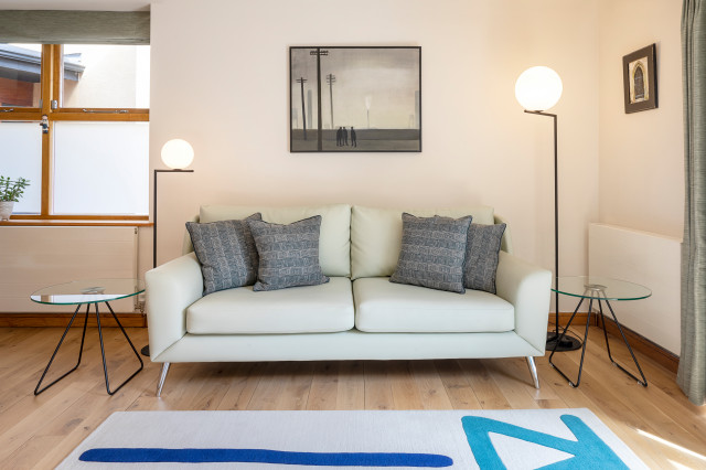 Henley Mews contemporary-vardagsrum