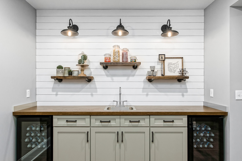 Dublin OH Basement - Farmhouse - Home Bar - Columbus - by J.Holderby ...