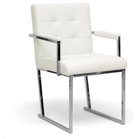 Collins Ivory Mid-Century Modern Chair