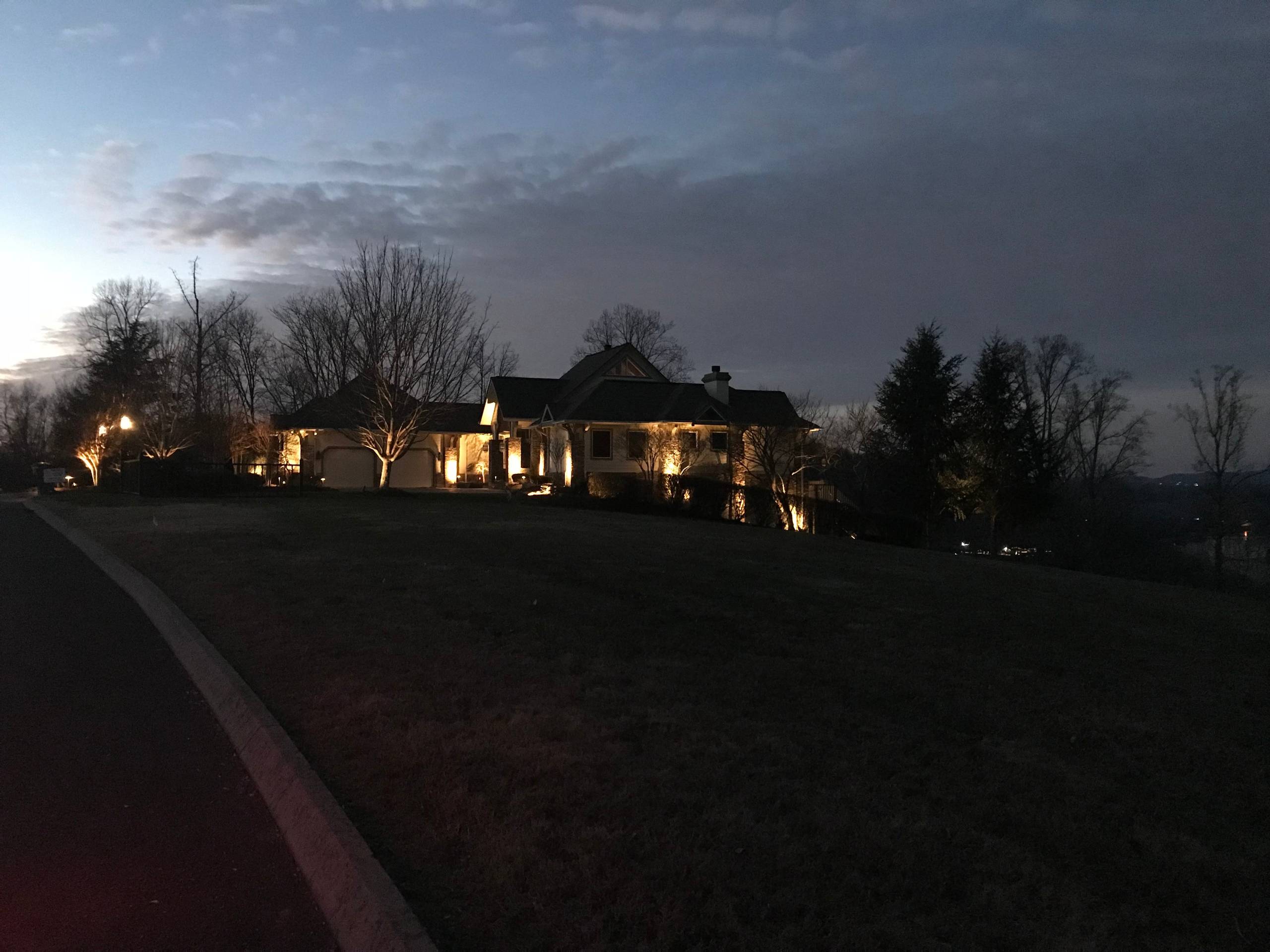 Front Yard Landscape and Lighting