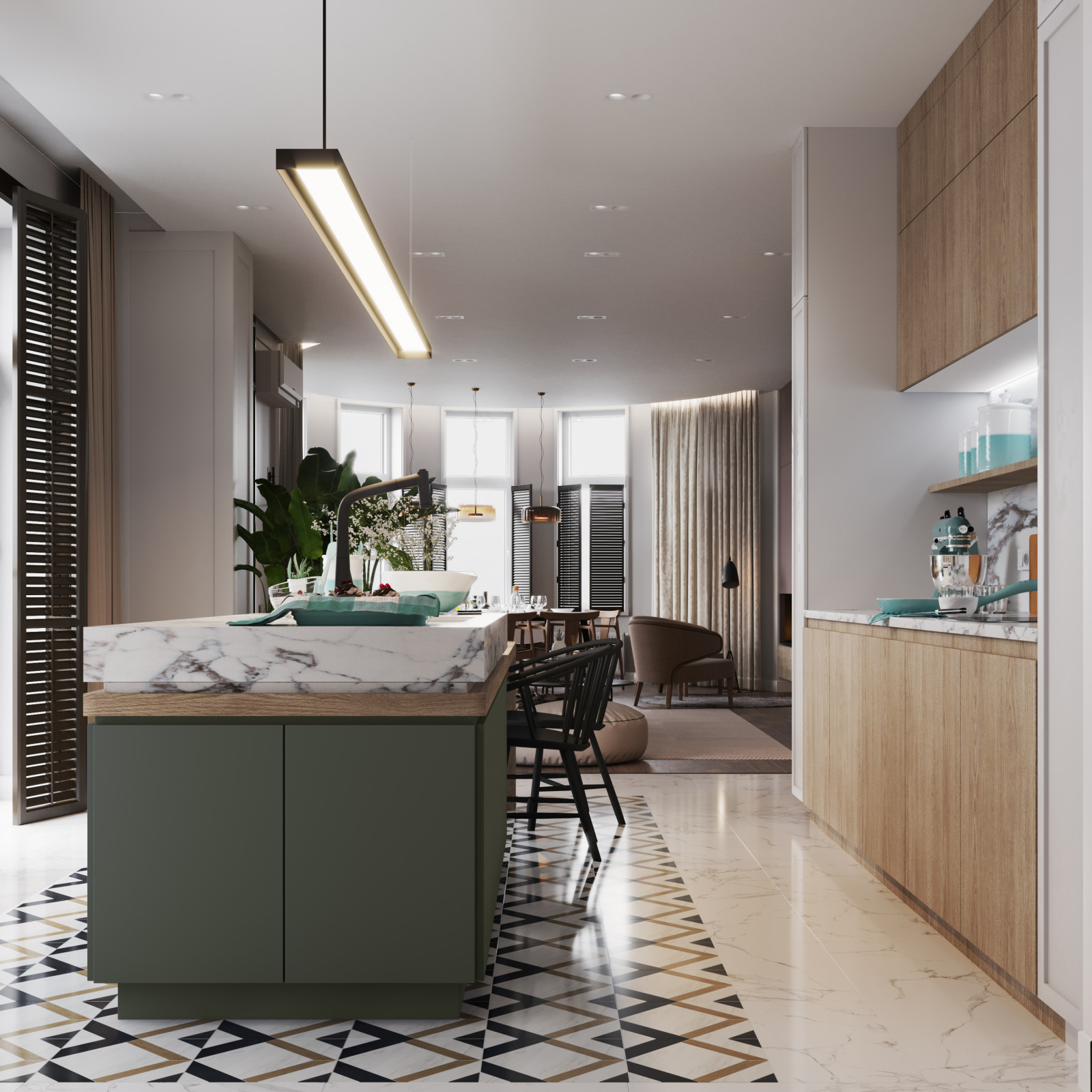 Дизайн проект интерьера квартиры в г. Киев