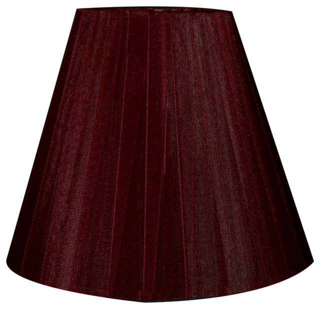 Maroon Organza Empire Chandelier Lamp Shade 3 X6 X4 5 Clip On Single