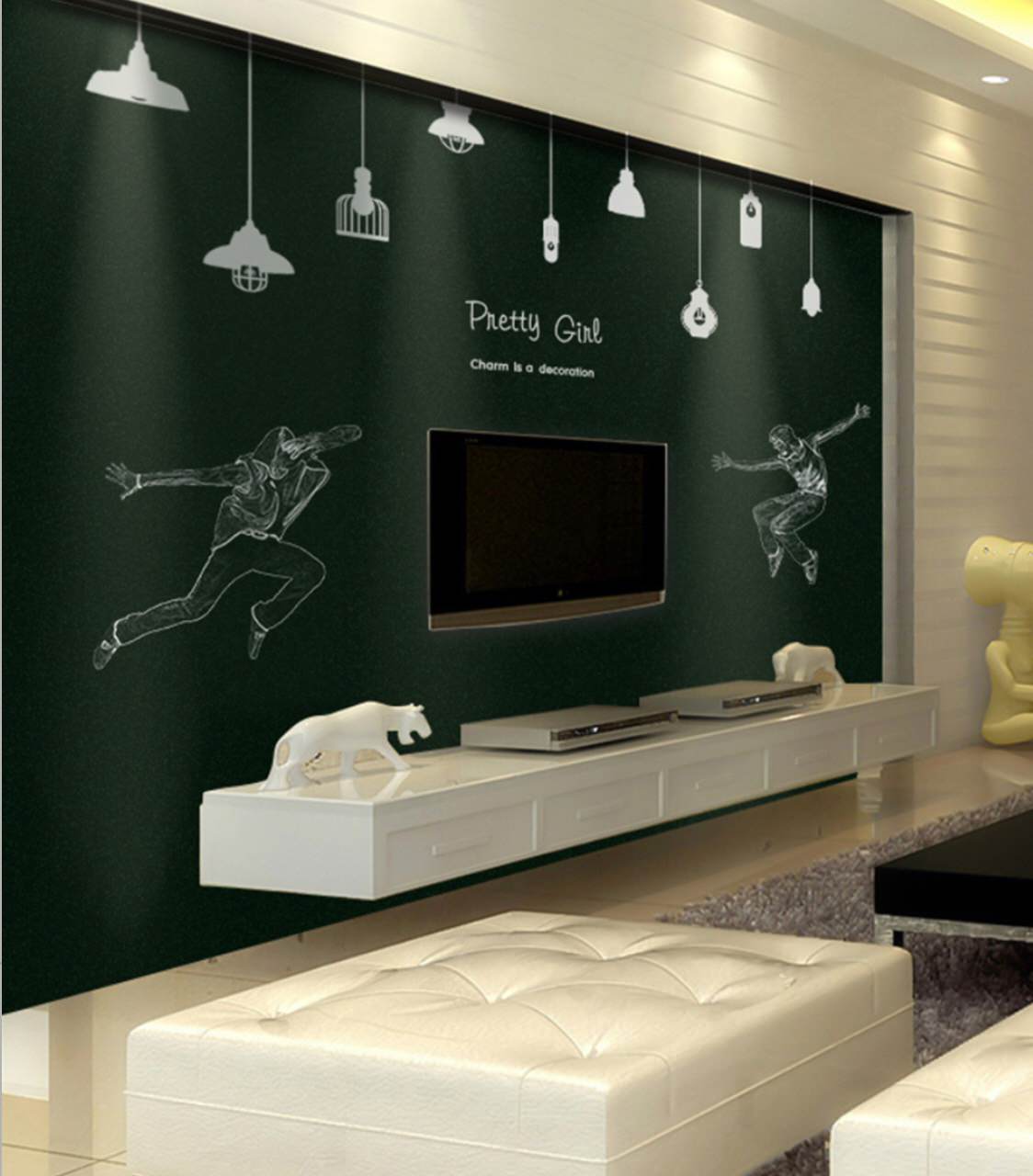 Магнитно-меловые обои Uniwall для интерьера кафе, ресторанов и отелей