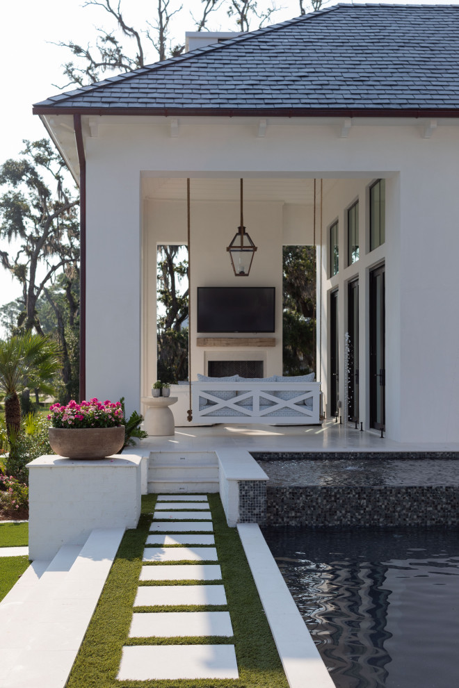 Pool - coastal pool idea in Other