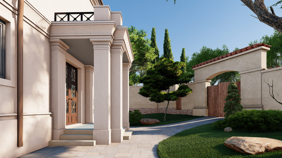 Villa Magos. Проект дома в средиземноморском стиле в районе Алушты