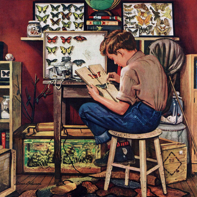 The Collector Painting Print On Canvas By Stevan Dohanos Contemporary Prints And Posters By Marmont Hill