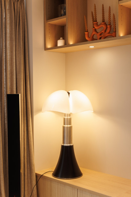 R&eacute;novation d'une maison bourgeoise modern-vardagsrum