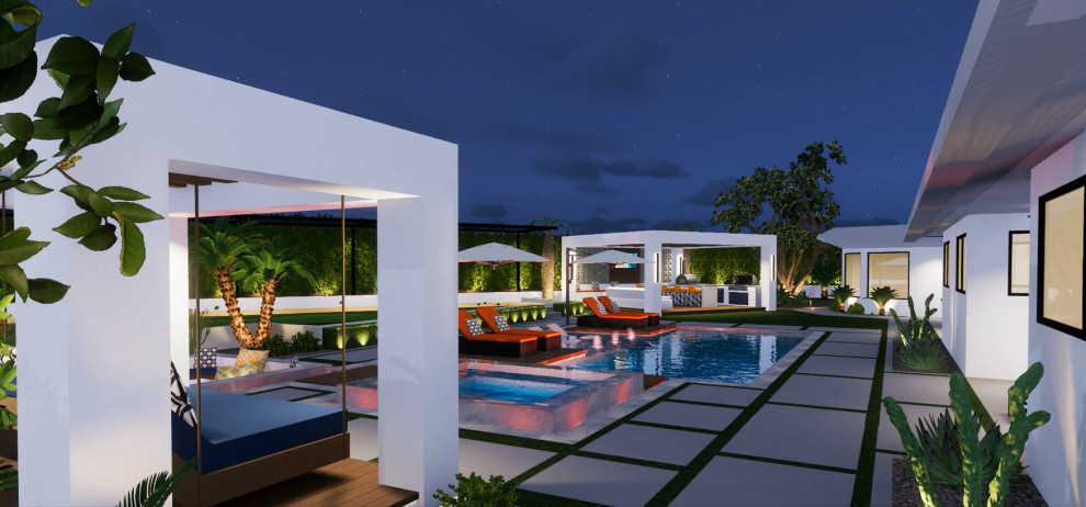 Palm Springs 3D Modern design