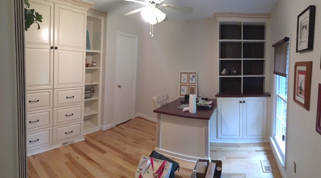 Custom Painted Home Office