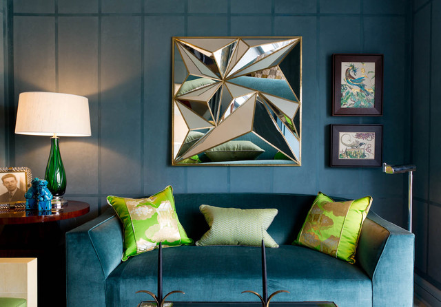 Study: Brian Del Toro Inc. contemporary-living-room