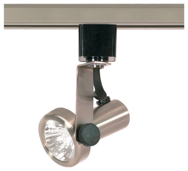 1 Light MR16 120V Track Head Gimbal Ring Transitional Track Heads