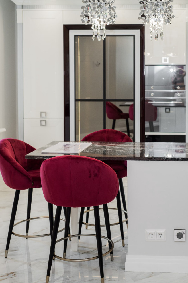 кухонная столешница Гранатовый Амфиболит