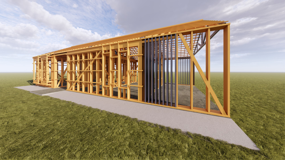 Проект каркасного жилого дома для заказчика из Норвегии