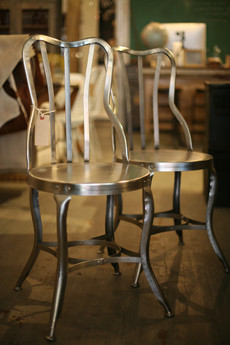 Metal dining chairs