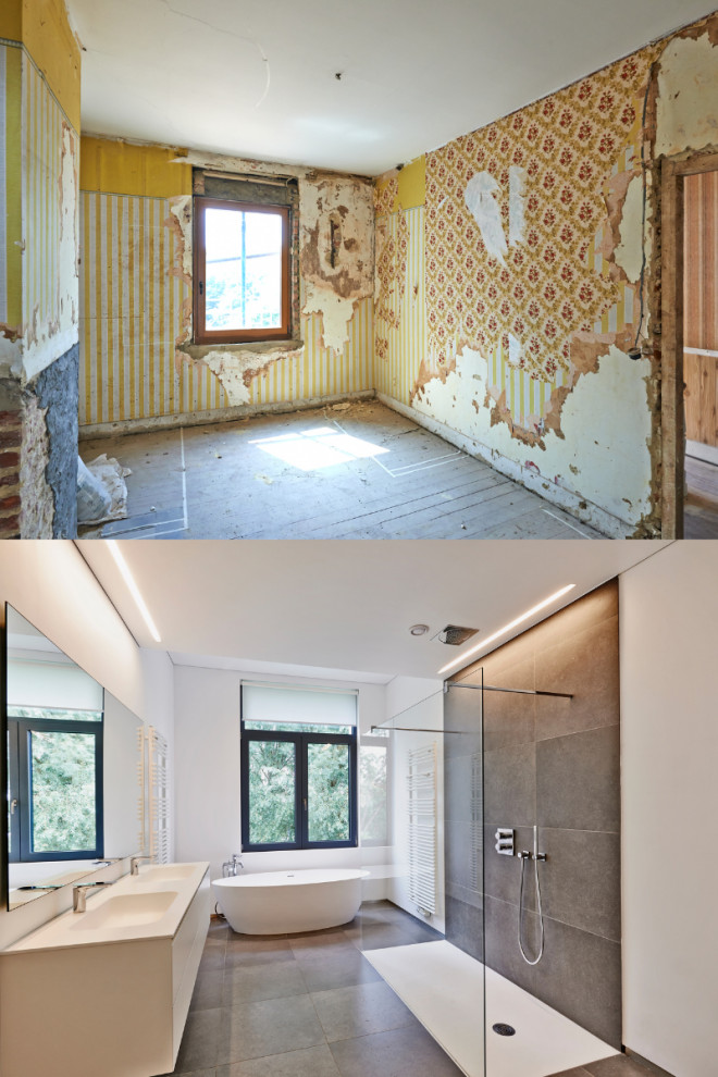 Renovation Before and After
