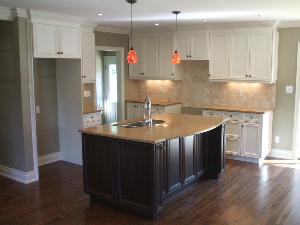 Photo of a traditional kitchen in Burlington.