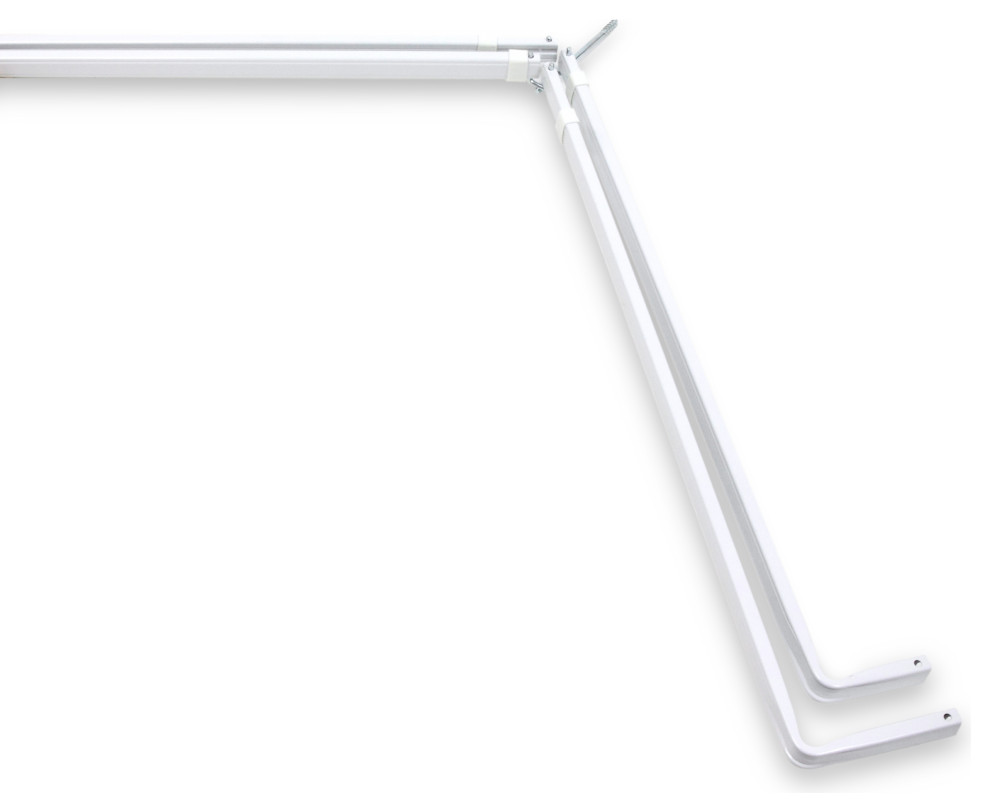 Double Bay Window Lockseam Curtain Rod Traditional Curtain Rods by Rod Desyne Houzz