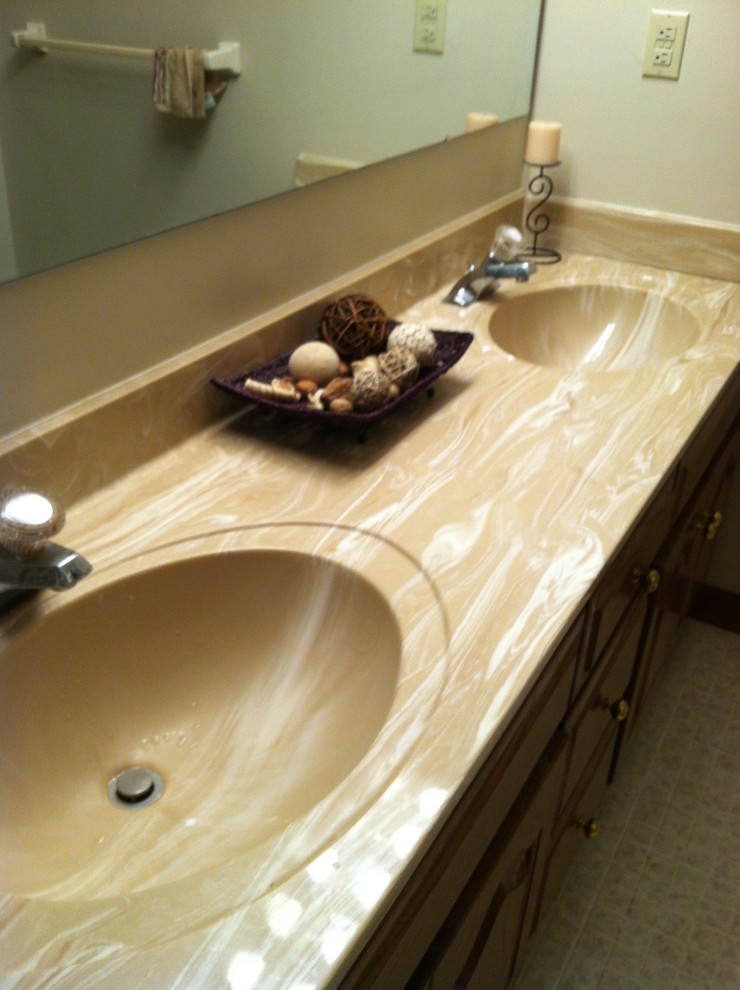 How to Epoxy Over a Cultured Marble Sink and Vanity Full Tutorial