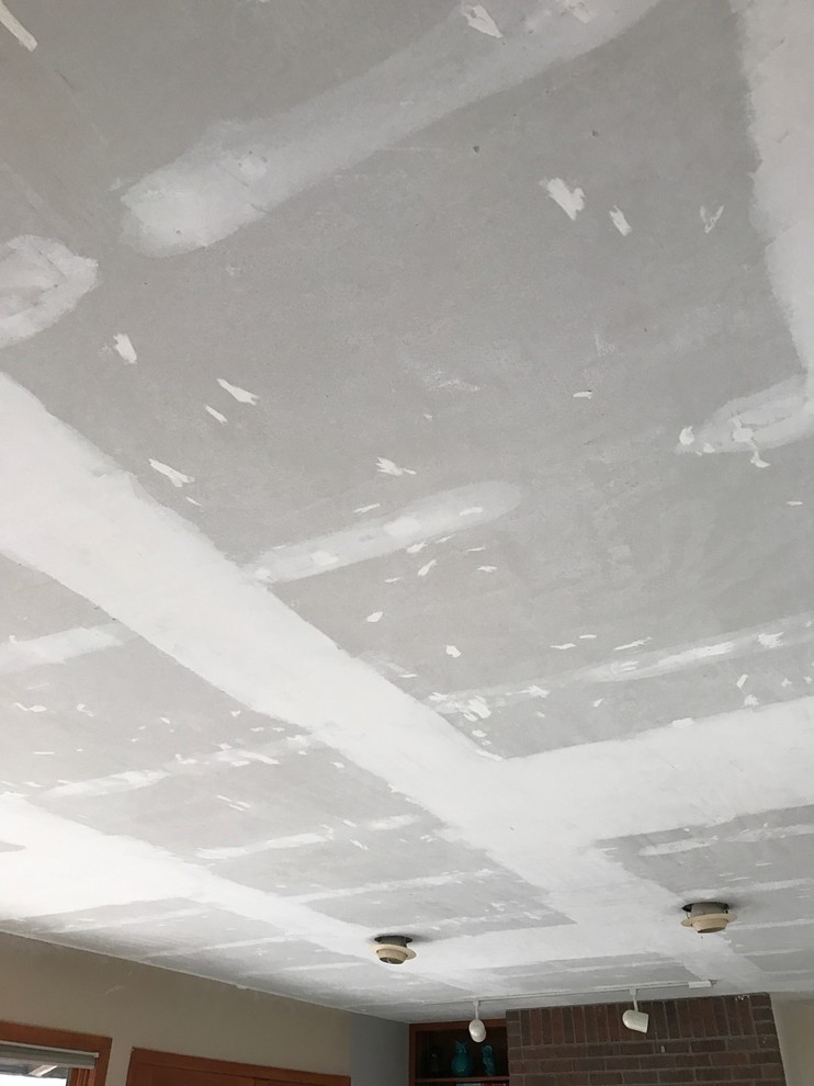 Removed popcorn ceiling.... now what?