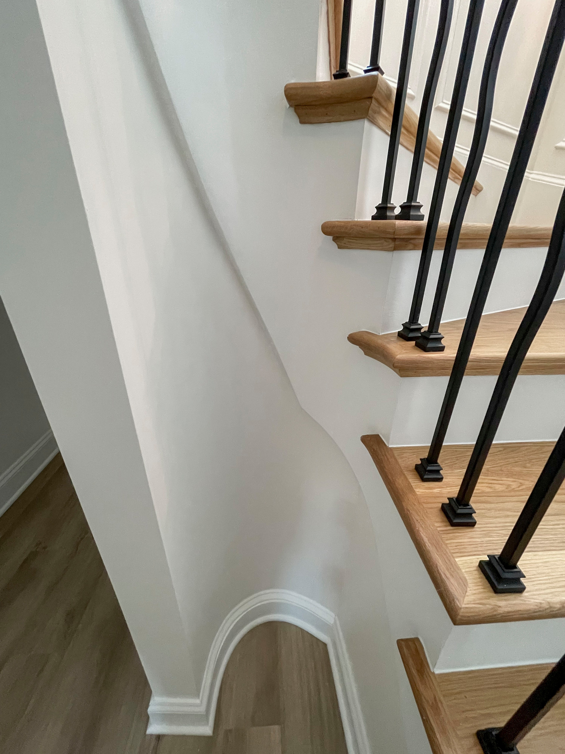 106_Modern Balustrade System Meets Traditional Winding Stairs, Aldie VA  20105