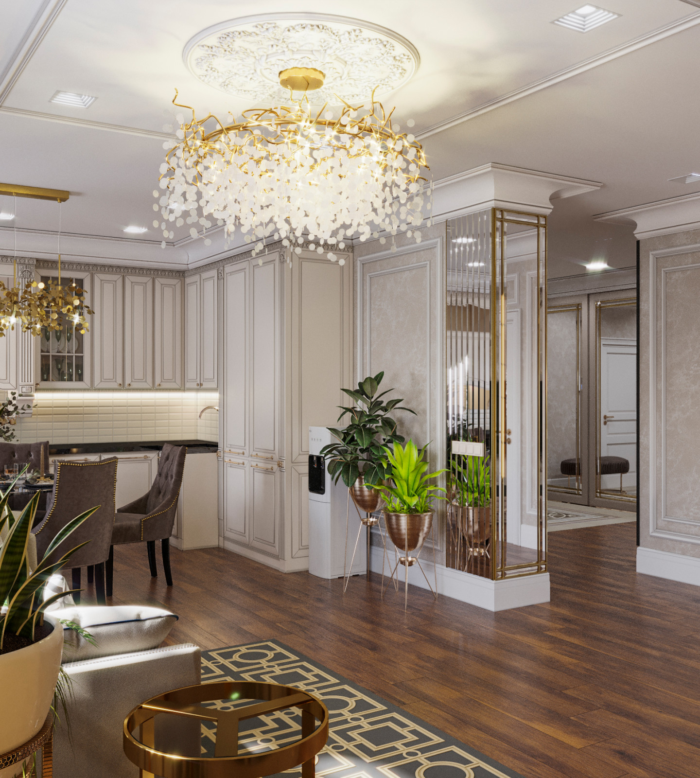 "Нарядная" квартира на Кубанской Набережной