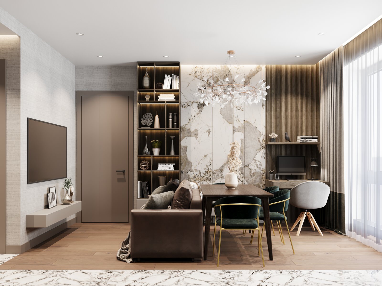 ЖК Метрополия, 2-х комнатная квартира в бизнес-классе