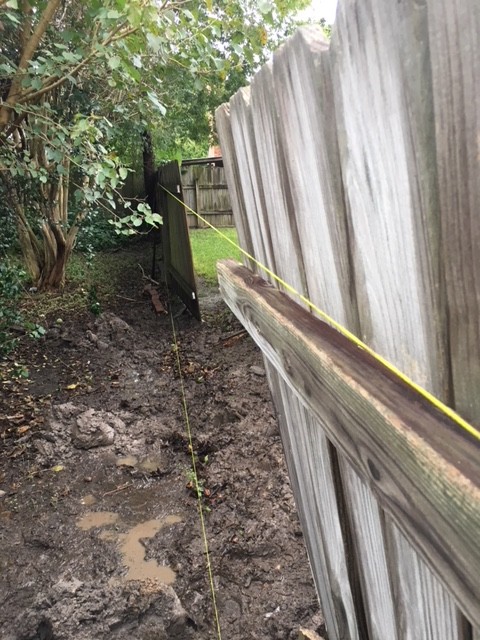 Fallen Fence Repaired