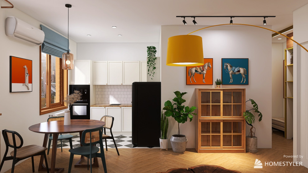 Однокомнатная квартира для молодой пары студентов