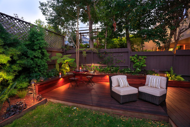 Potrero Hill Backyard contemporaneo-terraza-y-balcon