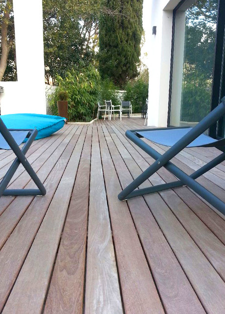 Extension villa Castelnau le lez contemporary-deck