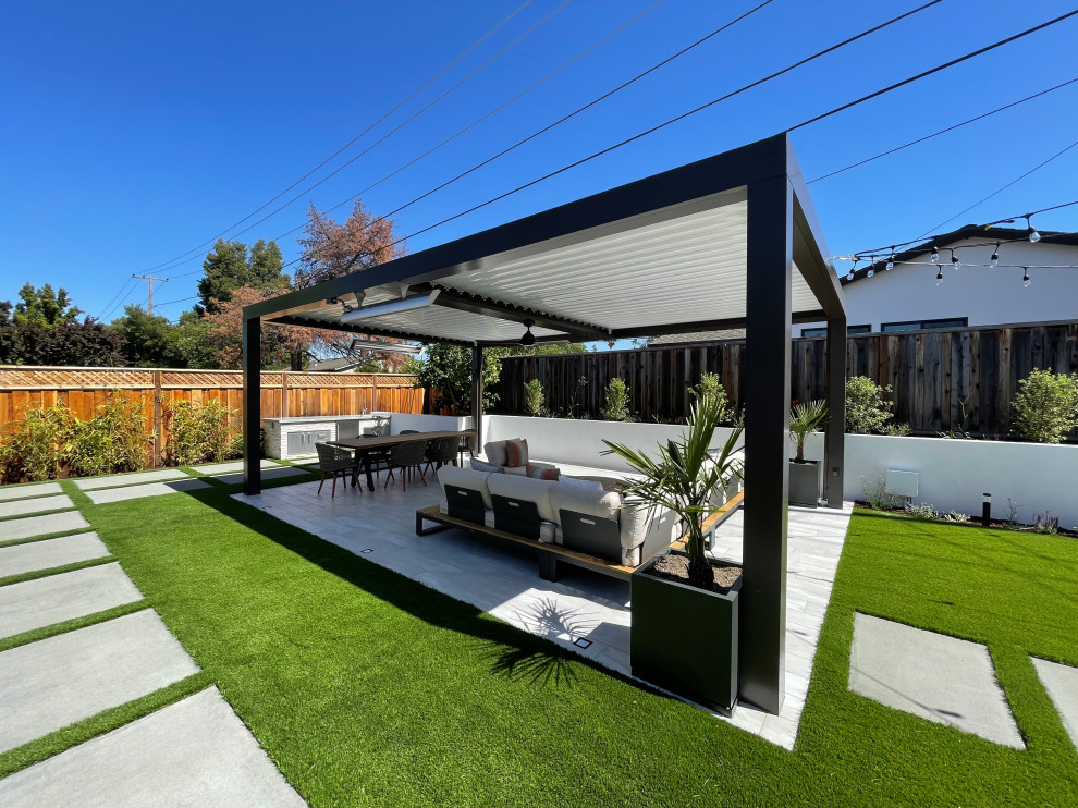 Modern contemporary install