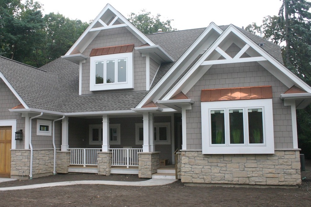Exterior Stone Siding and Hardie Board Traditional Exterior Stone Siding and Hardie Board Traditional