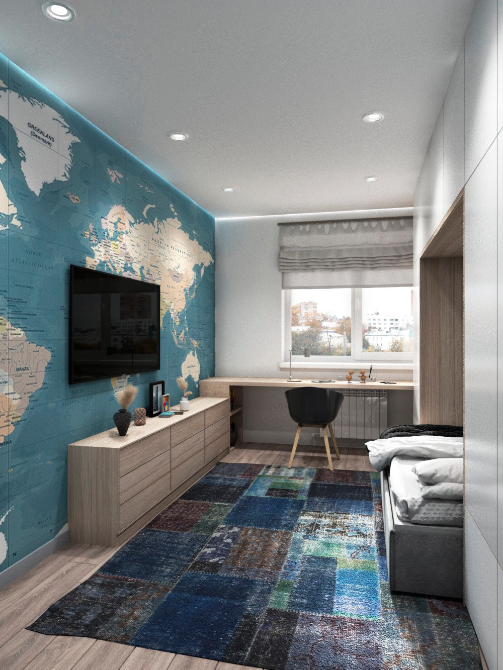 Дизайн-проект 3-х комнатной квартиры