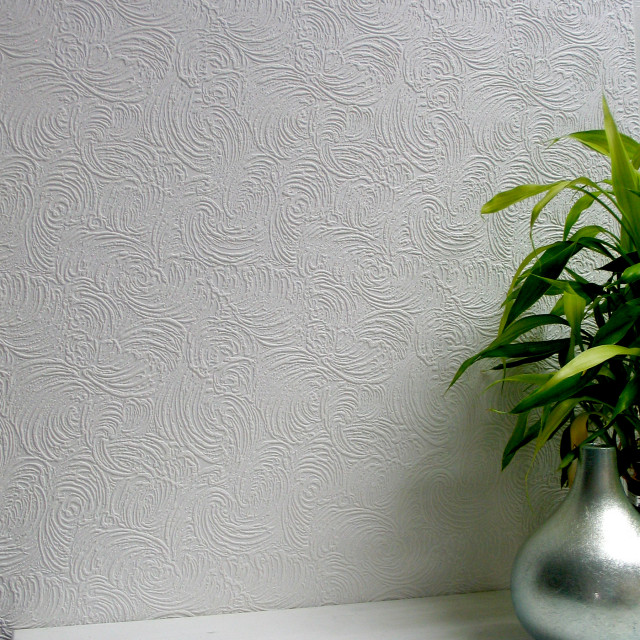 Ranworth Paintable Textured Vinyl Wallpaper, Sample Contemporary