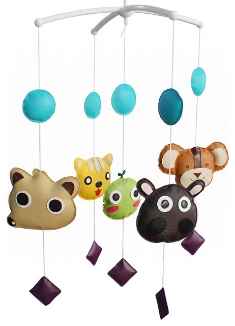 Hanging Pu Toys Nursery Rotatable Musical Mobile Sheep And Stars Toys Games Baby Toys Urbytus Com