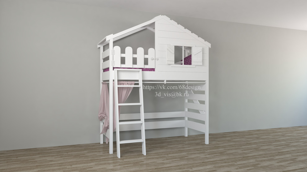 Разработка линейки детских кроватей "Домики"