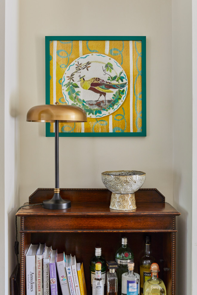 Inspiration for a timeless dining room remodel in London